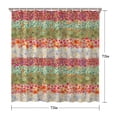 thumbnail image 5 of Pioneer Flower Floral Print Pattern Shower Curtain 72"x72" ,Bathroom Decorative Shower Curtains Set with 12 Hooks,Modern Waterproof Washable Shower Curtain, 5 of 6