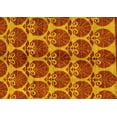 thumbnail image 1 of Ahgly Company Machine Washable Indoor Rectangle Abstract Yellow Modern Area Rugs, 2' x 3', 1 of 4