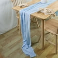 thumbnail image 4 of Ludlz Table Runner Hand Wash Soft Texture Comfortable Exquisite Romantic Decorate Durable Burr Texture Vintage Tablecloth Wedding Supplies for Gift, 4 of 8