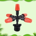 thumbnail image 6 of 1 * 5-Head Atomization Nozzle, Fog Control Sprayer DIY Micro Drip Irrigation Plant Garden Mist Sprinkler Adapter, 6 of 12