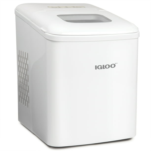 IGLOO ICEBNH26WH 26Pound Self Cleaning Ice Maker, White