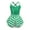 Green, variant on Girls Candy Cane Stripe Sequin Leotard Gymnastics Dance Figure Skating Performance Christmas Clothes Green 6