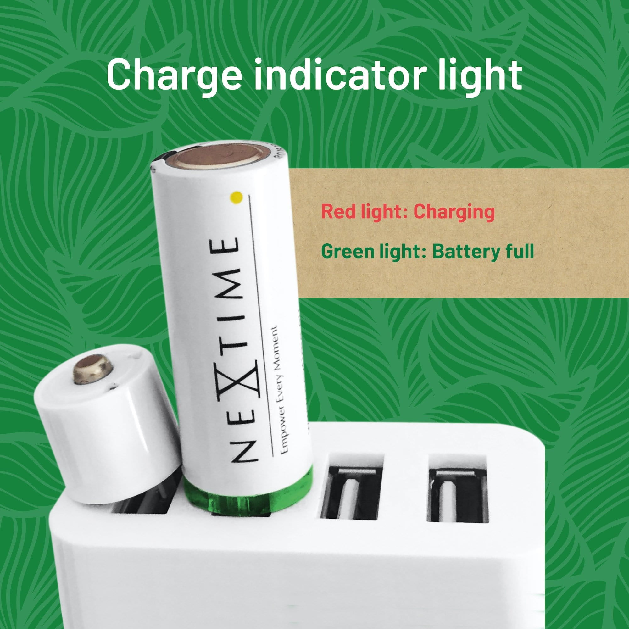 NEXTIME REPLACEMENT PARTS - USB AA BATTERIES 4PK
