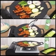 thumbnail image 3 of Multi-Function Medical Stone Grill Pan Non-Stick Pan, Korean BBQ Grill Pan With Anti Scalding Handle, Cast Iron Round Griddle Pan For Indoor Or Outdoor Grilling, 3 of 7