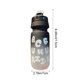 thumbnail image 3 of BPA Free Cycling Water Bottle 650ml Squeeze Sports Bottle with Leakproof Nozzle for Hiking Running Gym Outdoor Gradient Design, 3 of 6