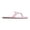 PINK-PAT, variant on DREAM PAIRS Women's Flip Flops Comfortable Soft Cushion Slide Slip on Summer Beach Thong Flat Sandals