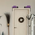 thumbnail image 2 of 2pcs Halloween Door Frame Decoration Set, Glitter Gothic Happy Halloween Wall Art Decor Halloween Corner Sign Bathroom Decor for Indoor Outdoor Door Window, 2 of 4
