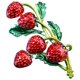 thumbnail image 4 of Broche de fresa, 4 of 5
