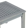 thumbnail image 3 of Walker Edison 20" Simple Outdoor Wood Patio End Table in Gray Wash, 3 of 5