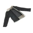 thumbnail image 4 of Chaqueta de escala 1:12, abrigo para muñecas escala 1:12, chaqueta de manga larga, ropa para figuras masculinas escala 1:12, para acción de 6 , negro, 4 of 8
