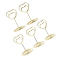 thumbnail image 1 of Table Number Stands, 25 Pieces Gold Color Place Card Holder Cute Small  For Birthday, 1 of 8