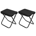 thumbnail image 1 of Outdoor Pencil Case Chair Mini Stool Camping and Fishing StoolBlack, 1 of 5