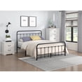 thumbnail image 2 of Lexicon Fawn Queen Metal Platform Bed in Black, 2 of 6