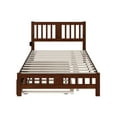 thumbnail image 4 of AFI Tahoe Full Wood Platform Bed with Headboard Footboard & Twin Trundle, Walnut, 4 of 7