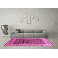 thumbnail image 3 of Ahgly Company Indoor Rectangle Oriental Pink Industrial Area Rugs, 8' x 12', 3 of 4