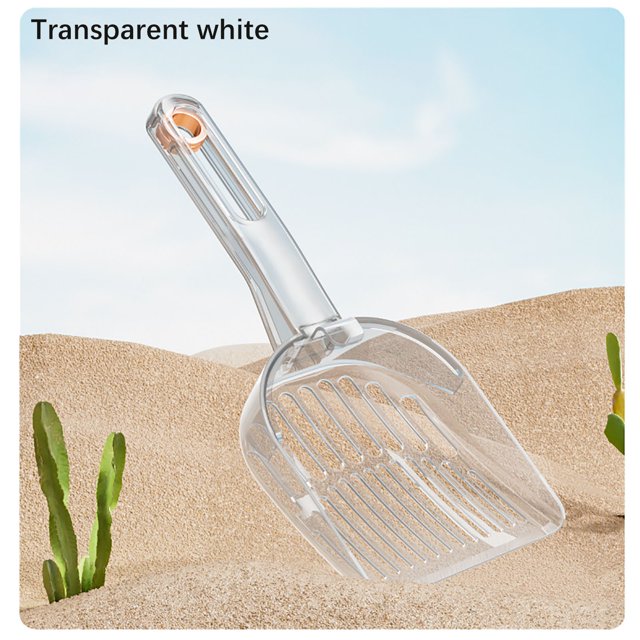 AOWNGIOYJRO Cat Litter Scoop, Poop Scooper Cat Litter with Pusher Deep Shovel Durable Poop Sifting Kitty Litter Scooper Crawling Pet Hamster Cats Excrement Shovel Tool - Fast and Easy to Use