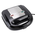 thumbnail image 1 of 6 in 1  Machine, Stick Proof Breakfast Maker with 10 Removable Plates Even Heating Double Sided Simple  Tool for Donuts Waffles Nuts, 1 of 7