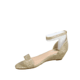 thumbnail image 4 of Forever Link Women's Low Wedge Sandals Ankle Strap Heel Sandal Open Toe Casual Dress Summer Shoes, 4 of 4