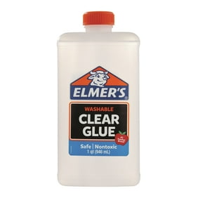 Elmers Liquid School Glue Clear Washable 1 Gallon Great For Making Slime