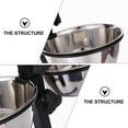 thumbnail image 3 of unbranded 1Jgo Comedero Elevado Para Perros Con Tazones Profundos De Metal Y Soporte Estable, 3 of 8
