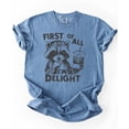 thumbnail image 4 of First of All I'm A Delight Shirt for Women and Men Funny Raccoon Tee for Adults Blue Jean Shirt Adult Medium, 4 of 4