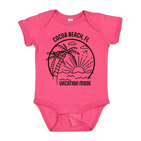 

Inktastic Summer Vacation Mode Cocoa Beach Florida Gift Baby Boy or Baby Girl Bodysuit