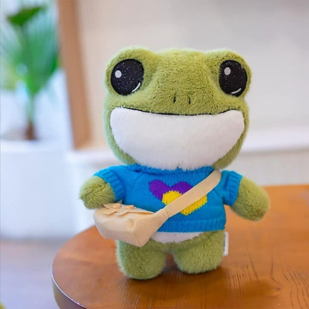 11.8 IN Frog Plush Toys Cute Plush Toy Plush Stuffed Stuffed Doll Toy  Cartoon Animal Toy Gift for Children Girls Friends 