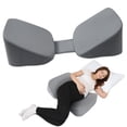 thumbnail image 1 of Almohada para Embarazo Memeluckon Ajustable 30° con Funda Lavable, 1 of 8