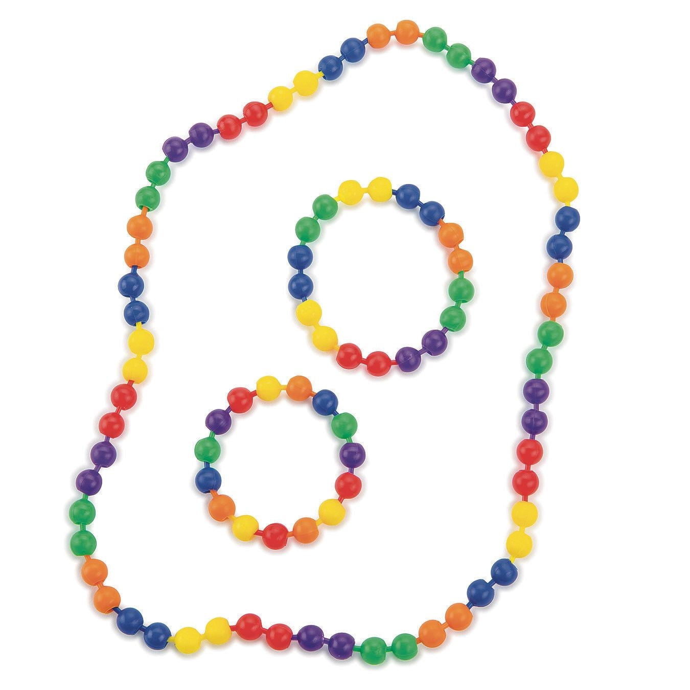S&S Worldwide Color Splash! Pop Bead Bucket, 6 Bright Colors, For Kids, Jewelry, Camp, Recreation, Snap Together - Necklaces, Bracelets, Garlands. Reusable. w/Storage Bucket, 10mm. Approx. 5,000 Beads