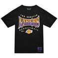 thumbnail image 2 of Men's Mitchell & Ness  Black Los Angeles Lakers Worldwide Collection Glow Up T-Shirt, 2 of 3
