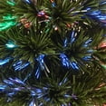 thumbnail image 3 of National Tree 18" Pre-Lit Ice Artificial Fiber Optic Christmas Tree – Multicolor LED Lights, 3 of 5