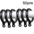 thumbnail image 2 of Coofit 50PCS Curtain Ring Plastic Drapery Ring Drapery Curtain Eyelet Ring, 2 of 10