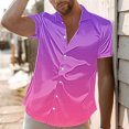 thumbnail image 7 of Mens Big & Tall Hawaiian Shirt, Short Sleeve Shirts for Men Summer Beach Fashion Ombre Tie Dye Lapel Button Down T-Shirts S-5XL, 7 of 7