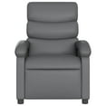 thumbnail image 4 of vidaXL Recliner Chair Grey Faux Leather, 4 of 5