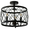 thumbnail image 3 of JONATHAN Y Eleanor 15" 3-Light Metal LED Semi Flush Mount Ceiling Light, Oil Rubbed Bronze, JYL9037B, 3 of 7