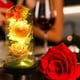 thumbnail image 5 of pstuiky Rosa de San Valentín para mujer rosa luminosa con cubierta de cristal para mujer mamá San Valentín aniversario cumpleaños., 5 of 6
