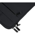 thumbnail image 7 of RAINYEAR 13 Inch Laptop Sleeve Shoulder Bag Compatible with MacBook Pro 14 M1 A2442,13" MacBook Air/Pro,13.3" Chromebook Notebook, Polyester Messenger Bag Carrying Case Briefcase (Black), 7 of 7