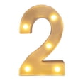 thumbnail image 2 of Clearance! Letters Up Standing Light Light Wihte Plastic Hanging Warm Lights Letter LED Home Decor, 2 of 2