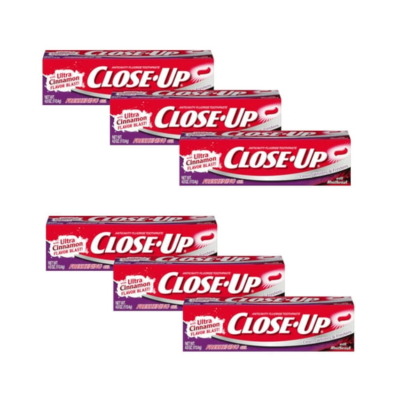 Close Up Red Gel Toothpaste - 4 Oz, 6 Pack