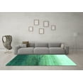 thumbnail image 3 of Ahgly Company Indoor Rectangle Abstract Light Blue Contemporary Area Rugs, 4' x 6', 3 of 4