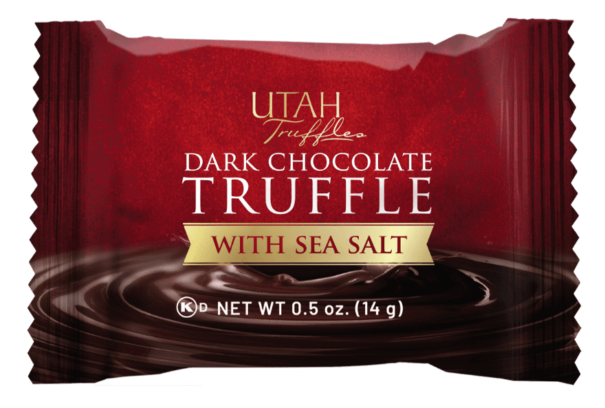 Utah Truffle Dark Chocolate Truffle with Sea Salt Each