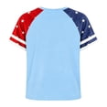 thumbnail image 5 of Grblisyd 4th of July Girls Shirts Size 10-12 American Flag T-Shirts250 Anniversary USA Graphic Independence Day Crew Neck Short Sleeve Outfit for Kids, 5 of 5