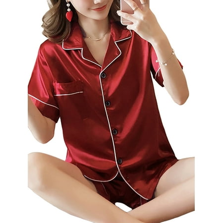 

SpringTTC Women s Soft Loungewear Sets 76Pcs Outfits Solid Color Summer Pajamas Sets Sleepwear