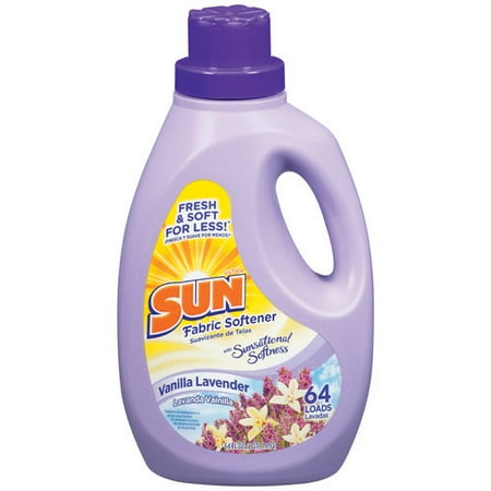 Sun Ultra Vanilla Lavender Fabric Softener, 64 oz