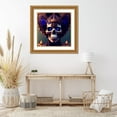 thumbnail image 3 of Stephen Chambers 20x20 Gold Ornate Wood Framed With Double Matting Wall Art Titled - Skull 92, 3 of 6