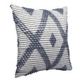 thumbnail image 7 of Ox Bay Petra 20" x 20" Navy/White Diamond Reversible Indoor/Outdoor Adult Decorative Throw Pillow Cover, 7 of 7