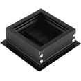 thumbnail image 5 of 2Pcs Desk Cable Grommet 80x80mm,Computer Cable Outlet Desk Caps Aluminum Surface Port Hole Covers（black）, 5 of 5