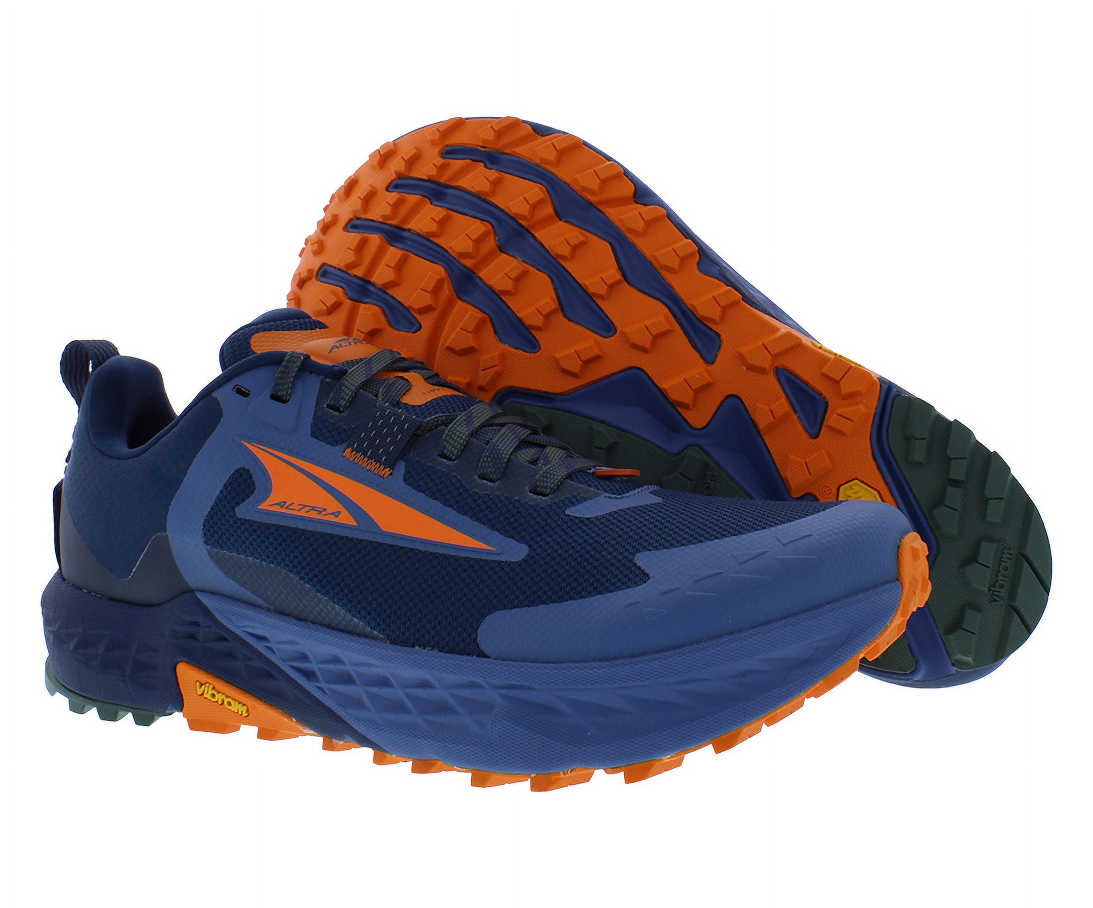 Altra Mens TIMP 5 Trail Running Shoes Sneakers Runners Hiking in Blue/Orange