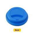 thumbnail image 1 of 2 Sizes Universal Reusable Silicone Cup Cover Fresh Lids Insulation Anti-Dust Cup Cover Coffee Mug Lid Suitable For 8.5-9cm, 1 of 6