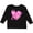 AB-Black, variant on Inktastic Breast Cancer Awareness Pink Ribbon Around Heart Boys or Girls Long Sleeve Toddler T-Shirt